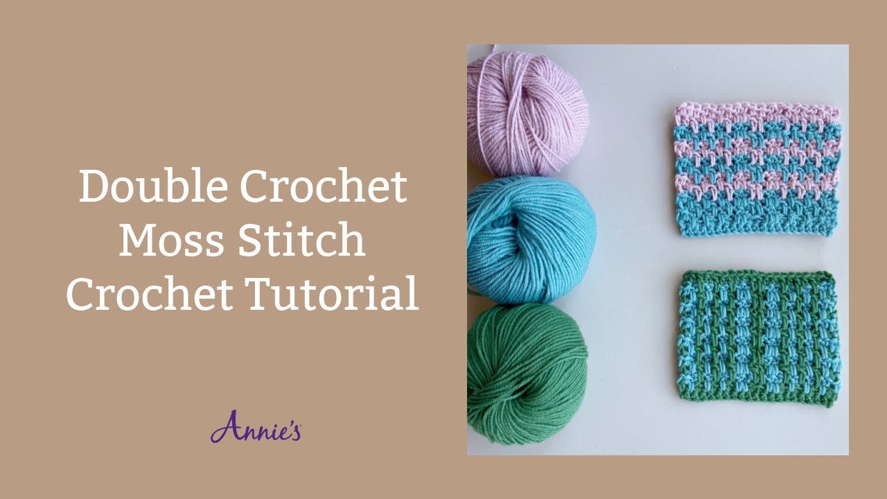 Double Crochet Moss Stitch | an Annie's Crochet Tutorial