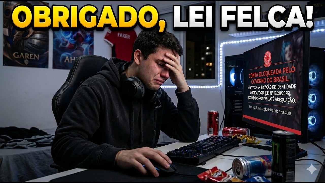 LEI FELCA O IMPACTO NOS JOGOS - De quem é a CULPA? #felca