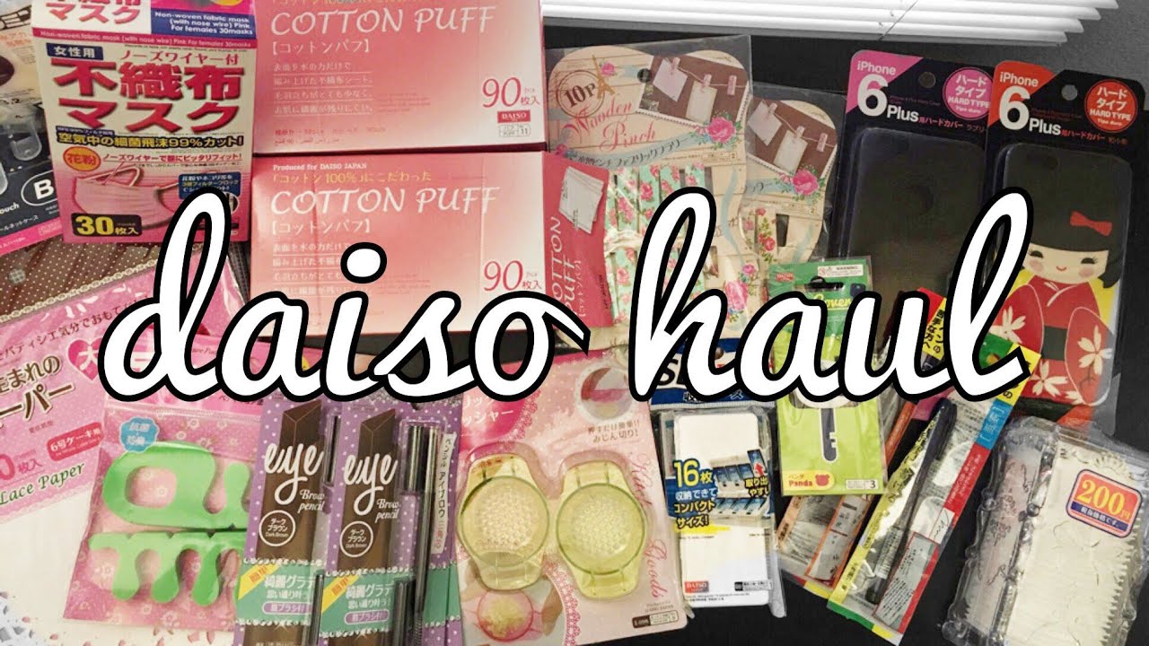 Daiso Haul