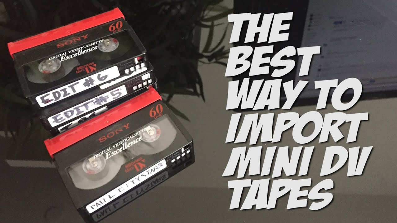 THE BEST WAY TO IMPORT MINI DV TAPES USING LIFEFLIX