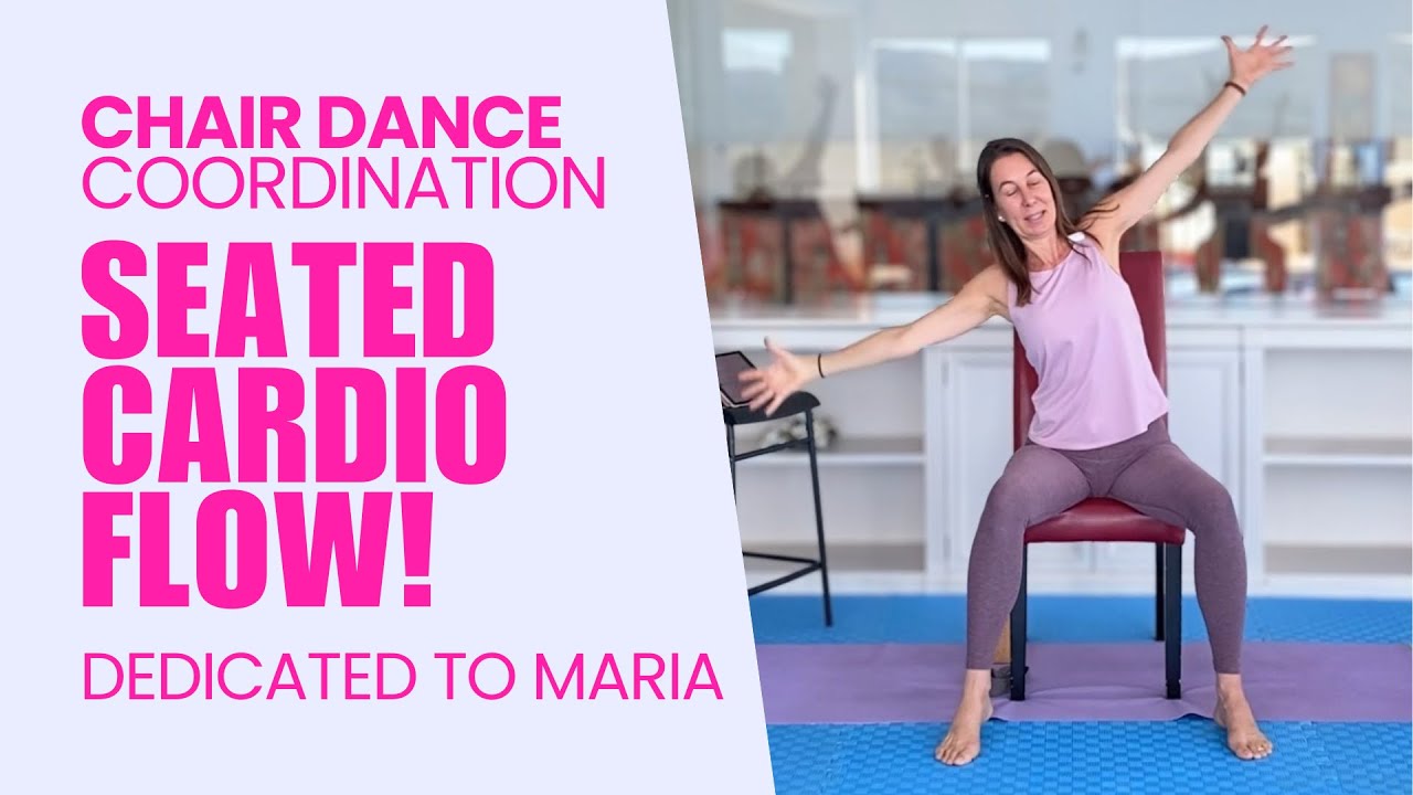 3-Min Seated Cardio // Joyful Chair Dance for Happy Hormones & Heart Health 👣💓