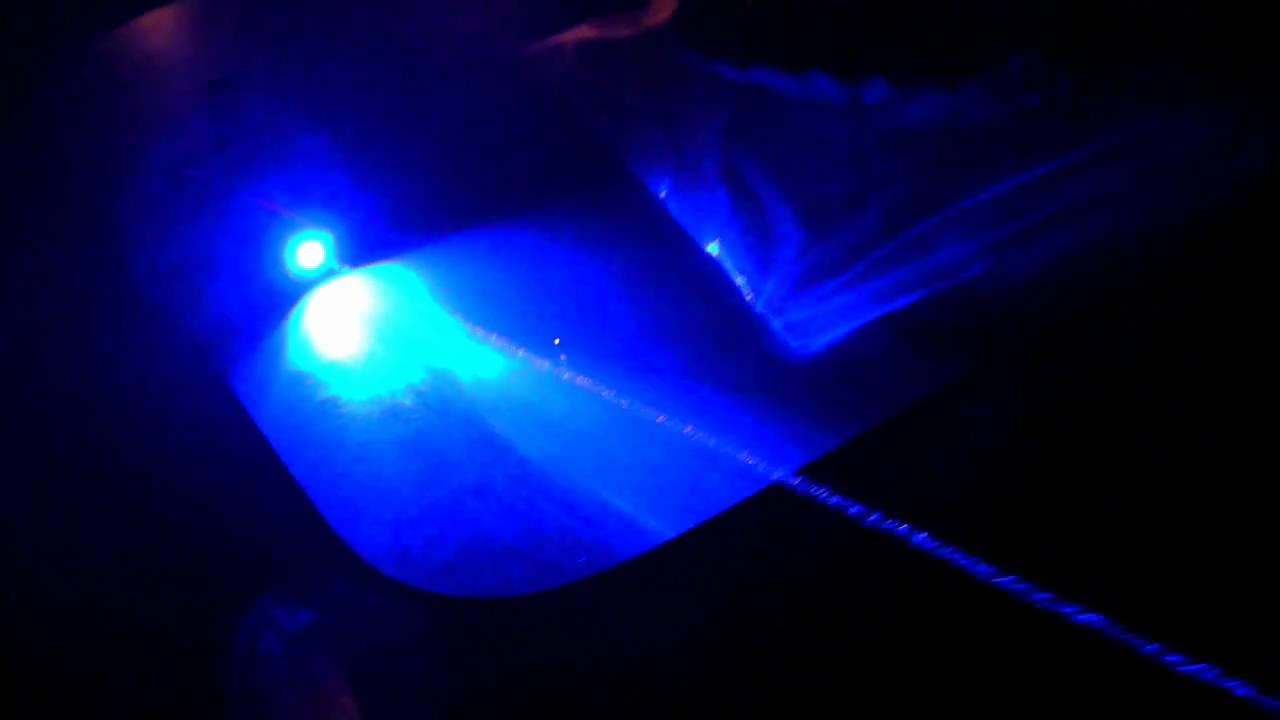 1W Blue Laser Beam!