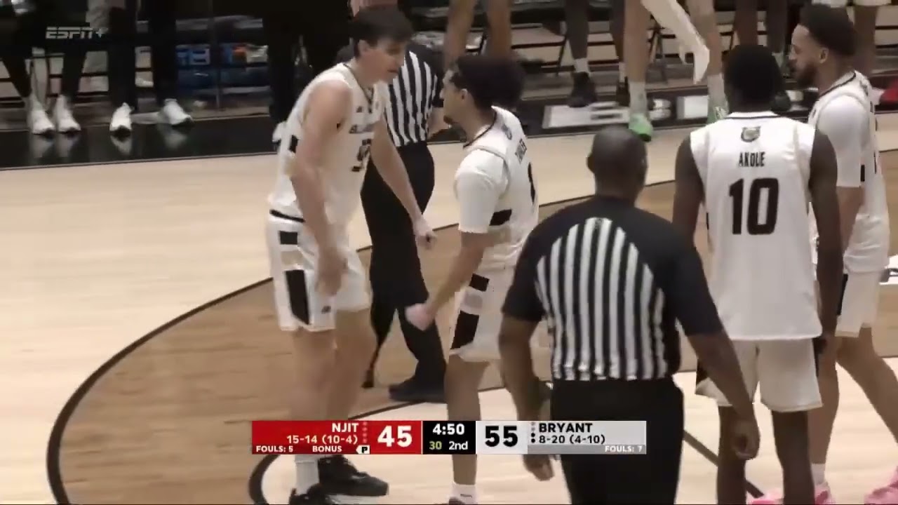 Men's #AEHoops, Feb. 28, 2026: Bryant 69, NJIT 52