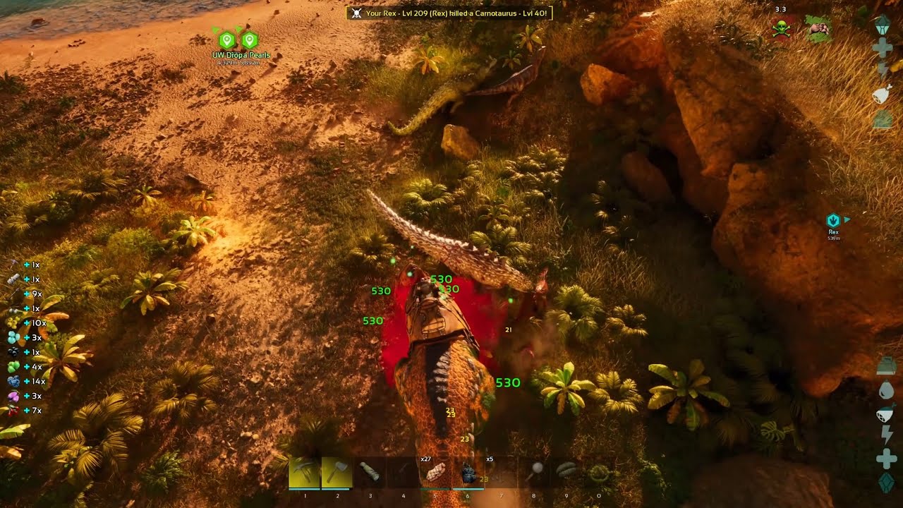 Playing Ark Survival Ascended Until I Beat the Game Part 40- Breeding Basilos and Base Maintenance