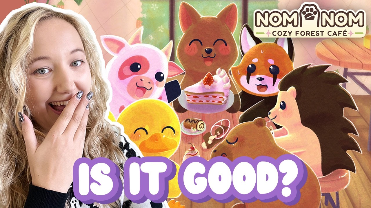 Уютная ритмичная кулинарная игра ☕ Nom Nom: Cozy Forest Caf&eacute; Gameplay