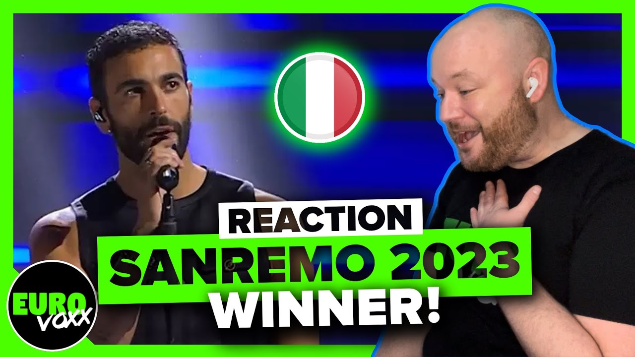 REACTION: DUE VITE - MARCO MENGONI // SANREMO 2023 WINNER! // Italy Eurovision 2023