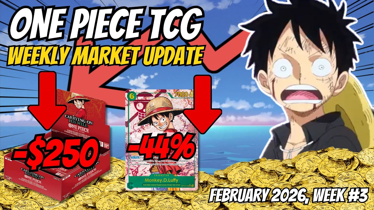 OP13 & EB03 Reprints Trigger Major Correction! One Piece TCG Weekly Market Update | Feb 2026, Week 3