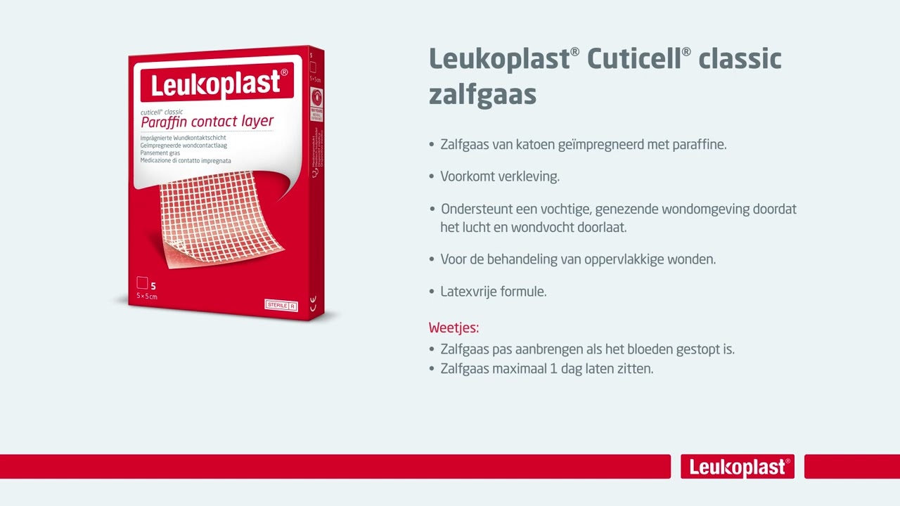 Behandeladvies Leukoplast Schaafwonden