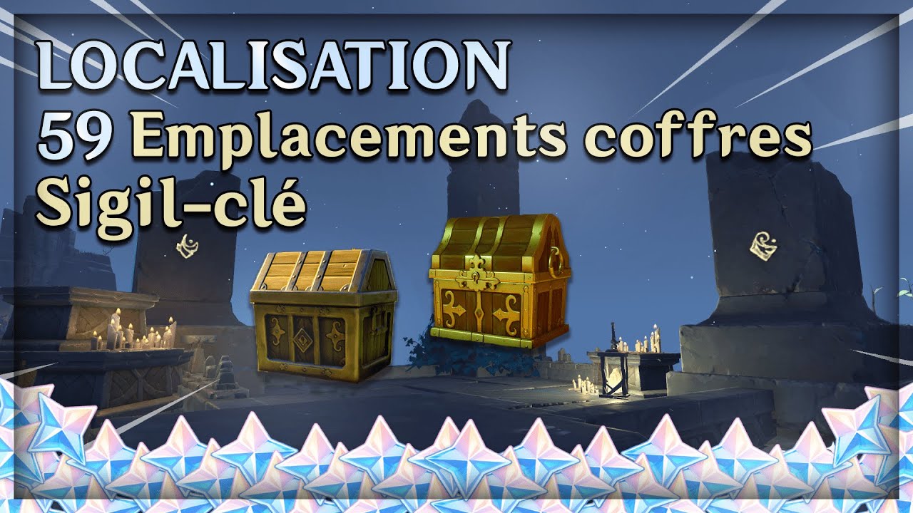 EMPLACEMENTS de TOUT les Coffres CACHÉS à DÉBLOQUER avec les SIGIL-CLÉ | Genshin Impact