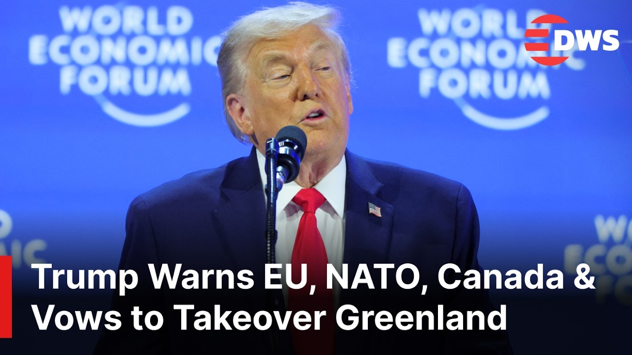 Trump’s Full Historic WEF Speech: Blasts NATO, Mocks Macron & Greenland Threat Revealed | AC1E