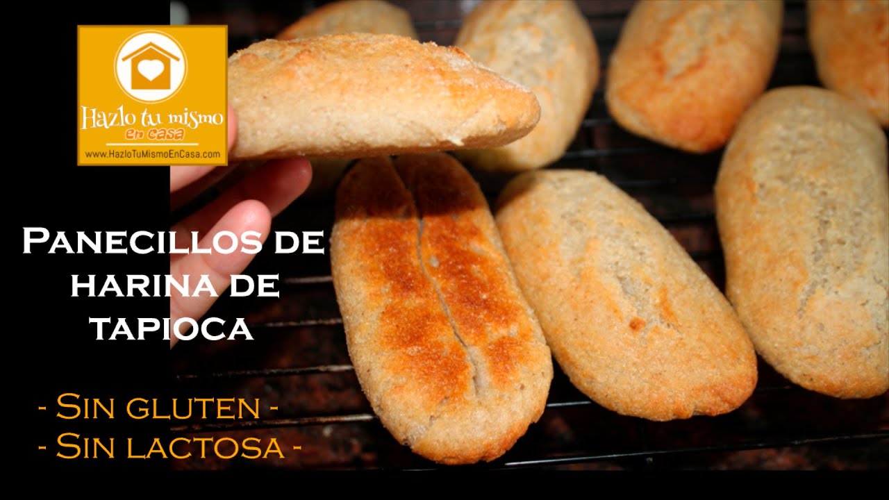 Panecillos de harina de tapioca sin gluten sin lactosa