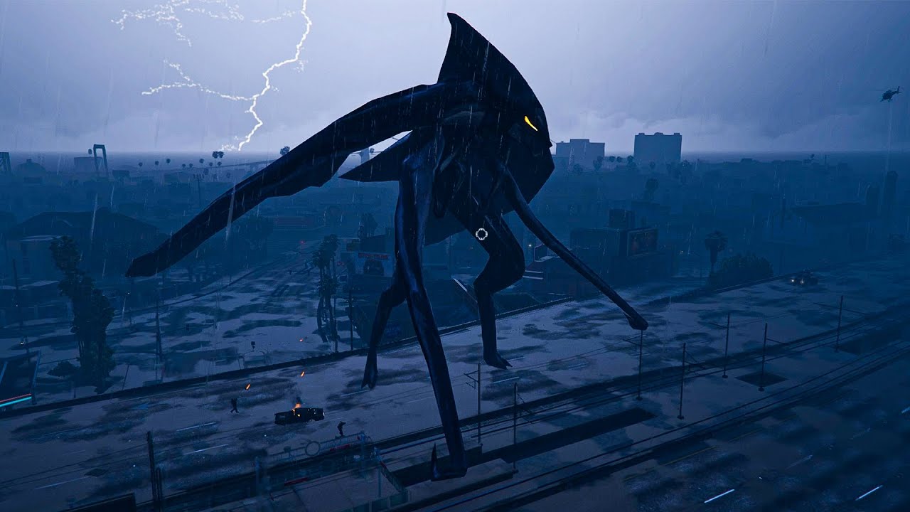 Male MUTO Attack City | Winged MUTO - GTA 5