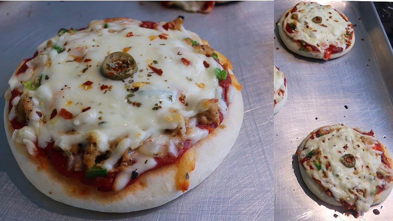 Mini Pizza - Without Oven Mini Pizza for Kids - Quick and Easy Pizza Recipe