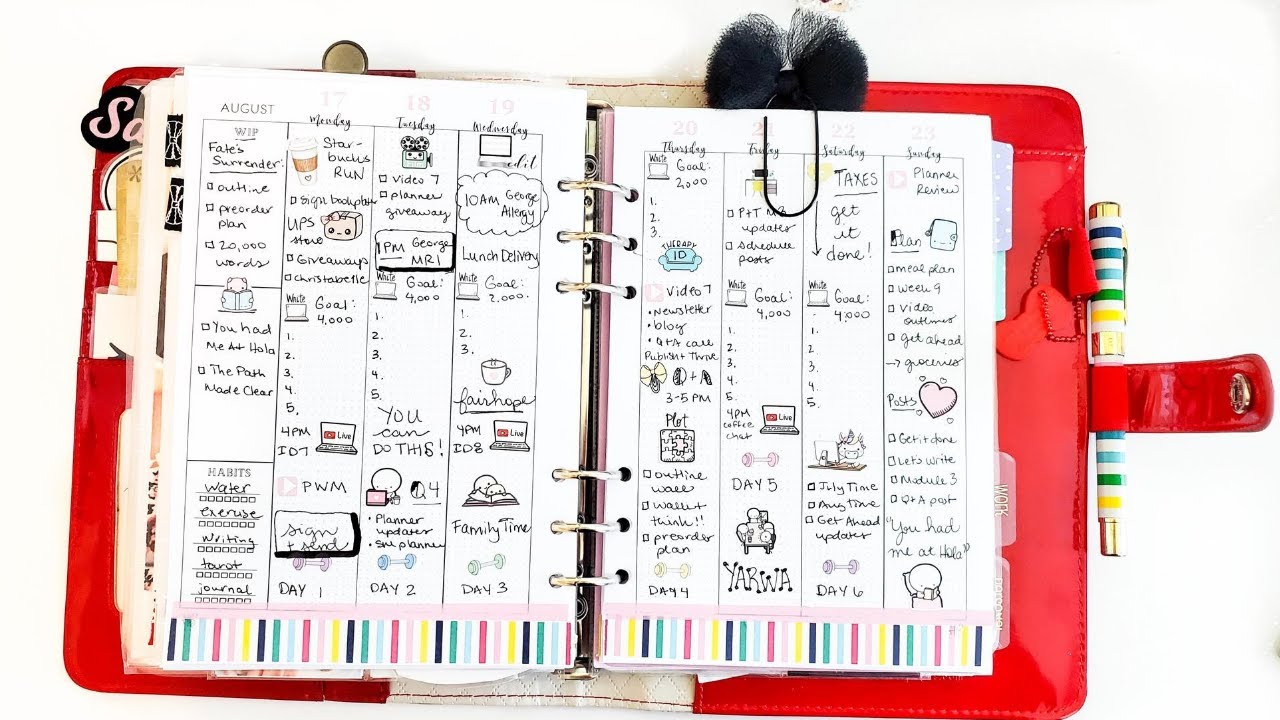 Weekly Plan With me \\ HB90 Method Goal Planner