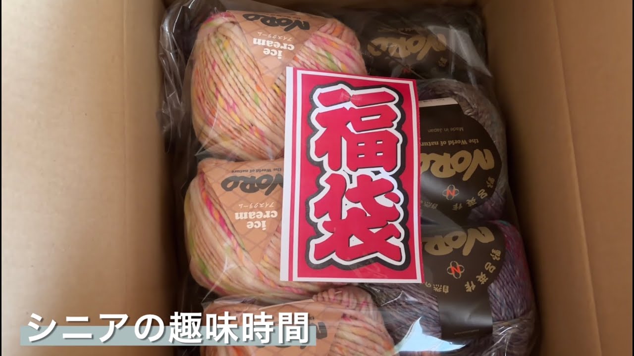 趣味＊VLOG/2025#28/野呂英作毛糸福袋開封