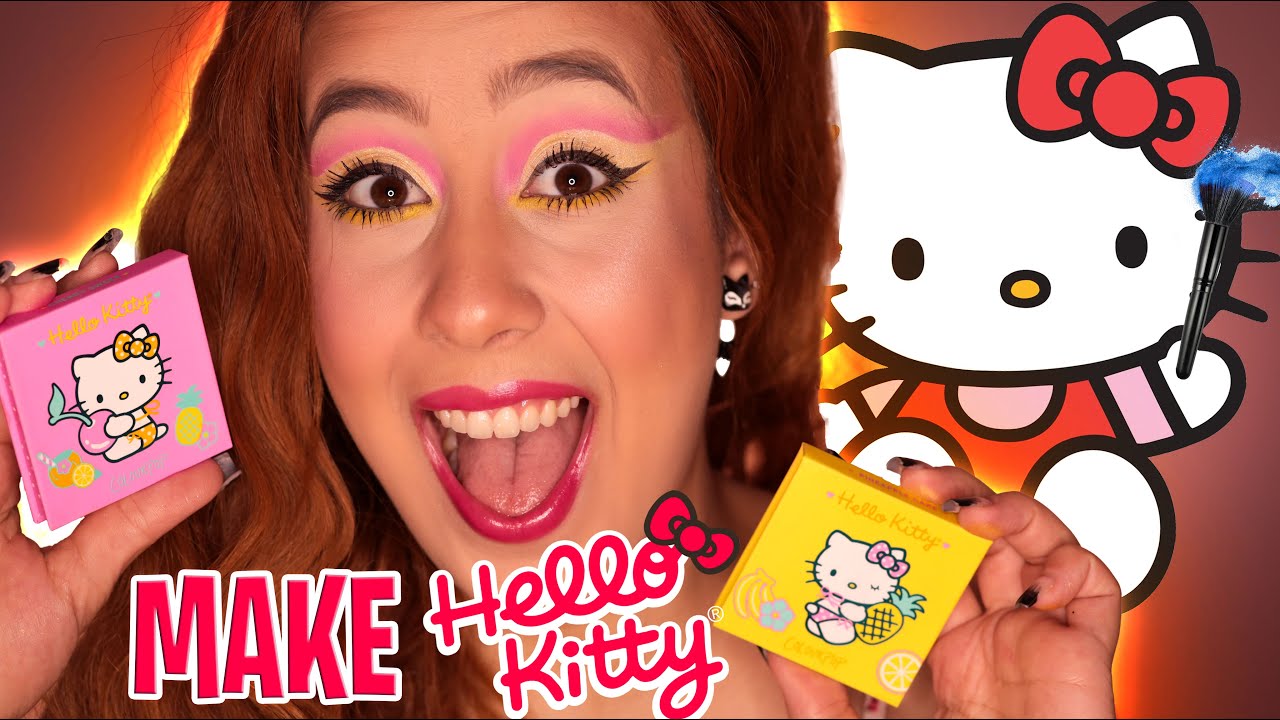 TESTEI AS MAKES DA HELLO KITTY! | *São lindaaas!*