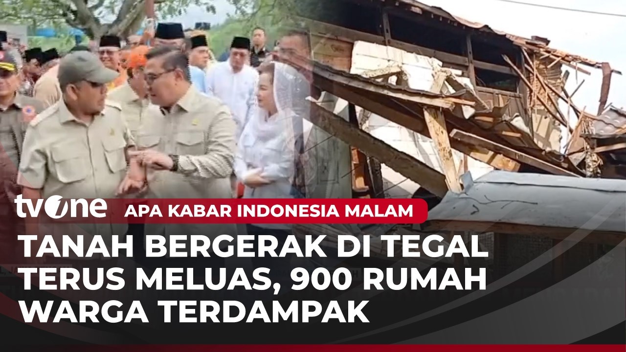 Ketua MPR RI Tinjau langsung Lokasi Tanah Bergerak di Tegal | AKIM tvOne