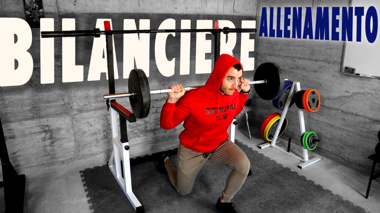 ALLENAMENTO A CASA SOLAMENTE CON UN BILANCIERE