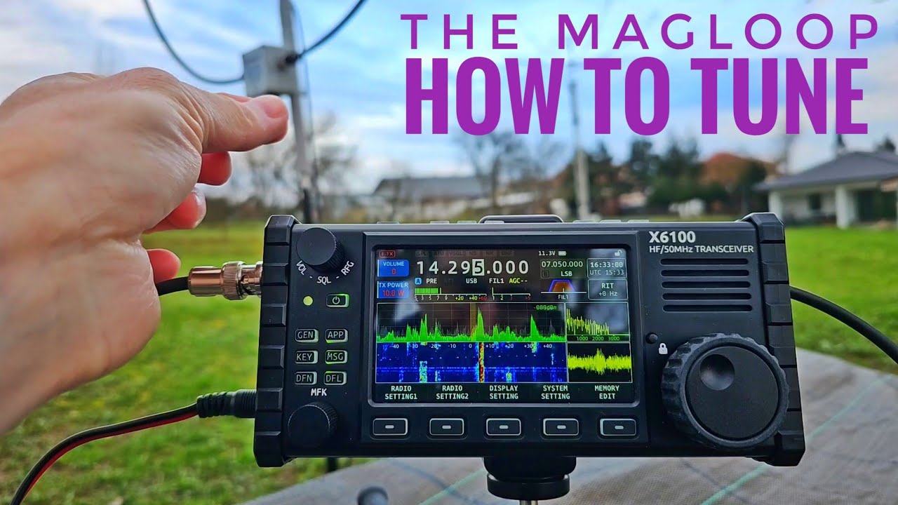 Как настроить и использовать антенну MAGLOOP + QRP QSO