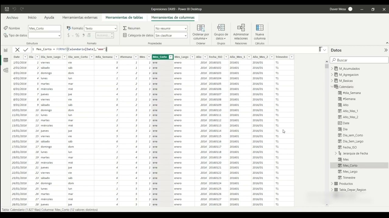 Acumulados YTD, MTD, QTD - Power BI