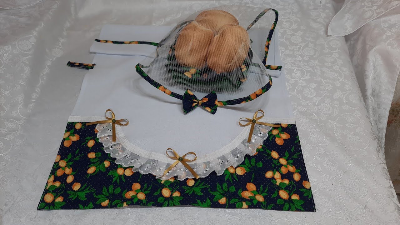 Lindo kit para o dia das mães pano de prato e mais duas peças#dishcloth.
