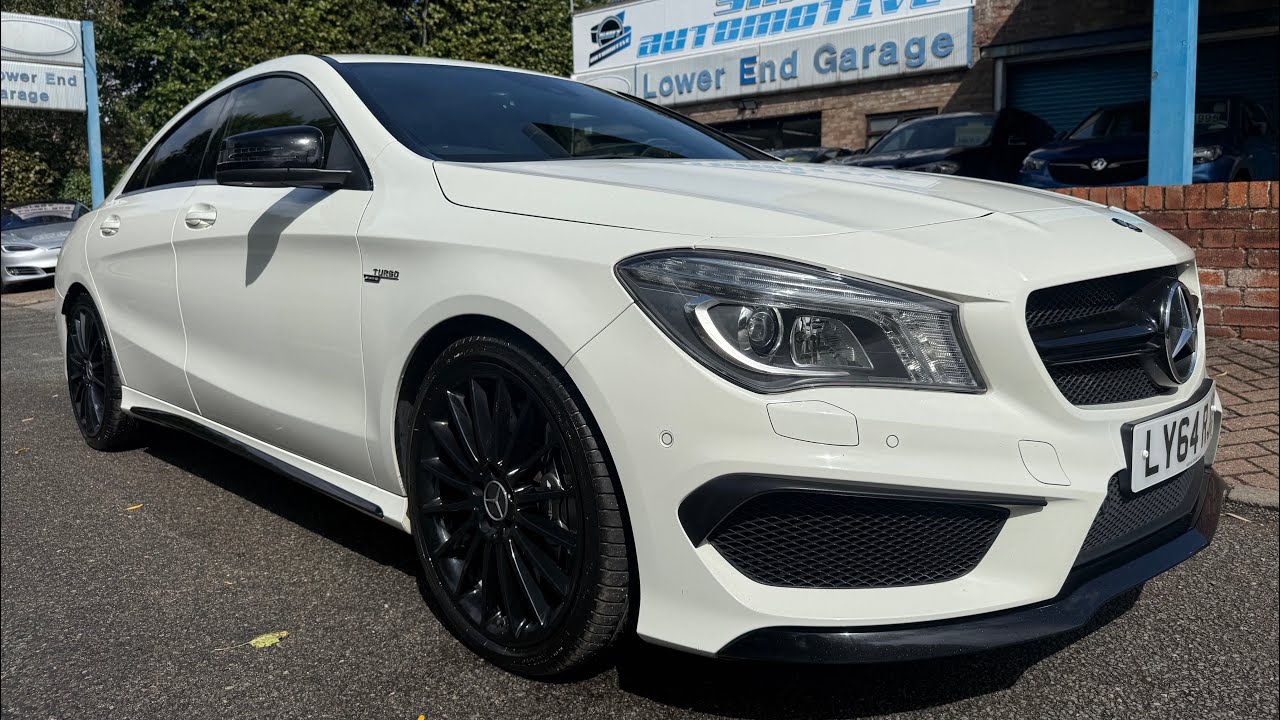 2014 Mercedes-Benz CLA45 2.0 AMG 4Matic White 4WD 4 Door Coupe Automatic Petrol