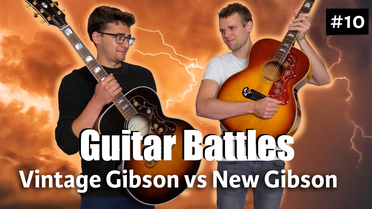 Vintage Gibson J200 1967 vs New Gibson SJ200! | Guitar Battles #10 | @ The Fellowship of Acoustics