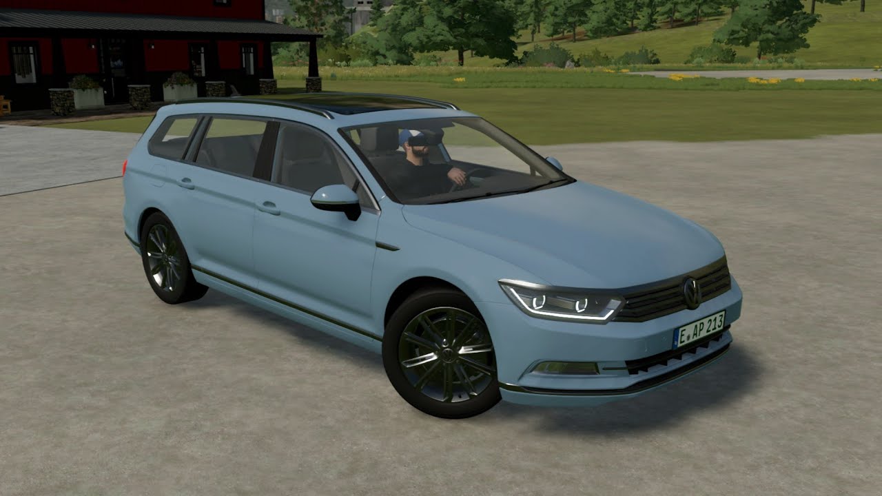 Volkswagen Passat B8 2015 - Farming Simulator 2022 - [FS 22 LS 22 SUV Car Mod] + !DOWNLOAD LINK!