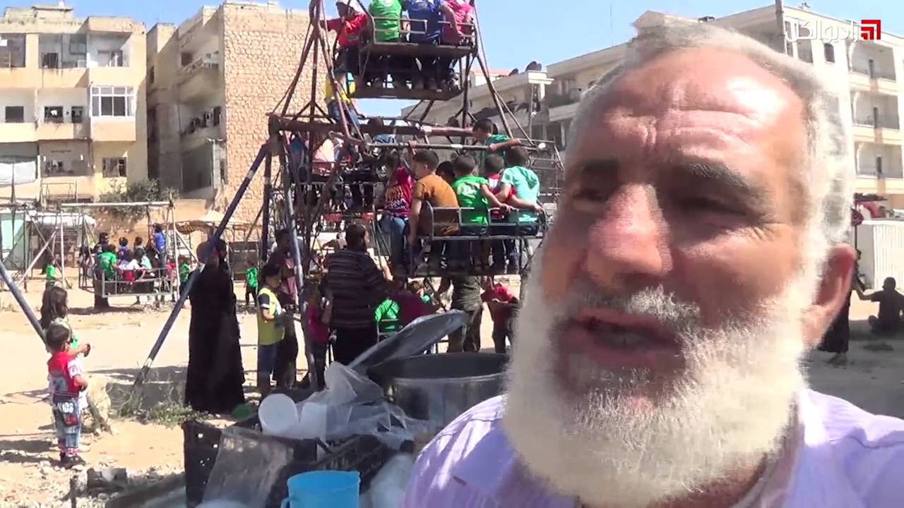 اجواء العيد في مدينة ادلب