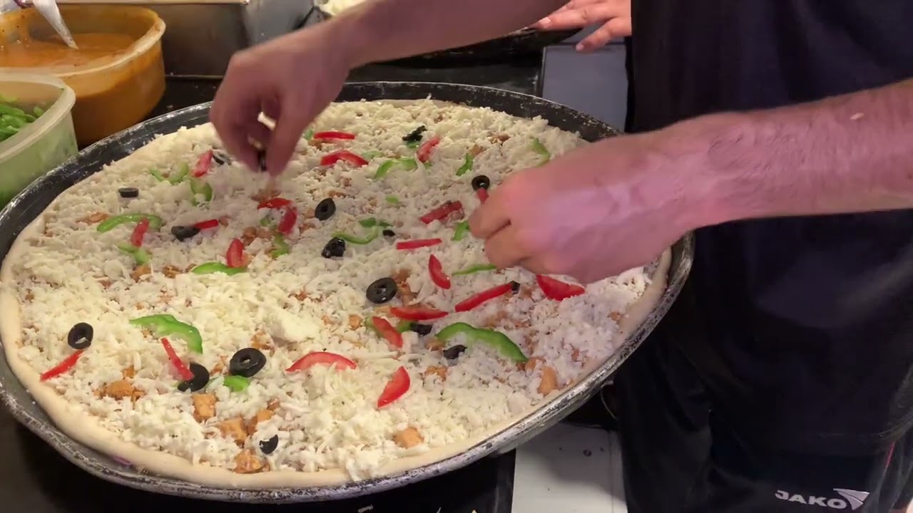 21inch Pizza full making video Pizza john’s Mardan