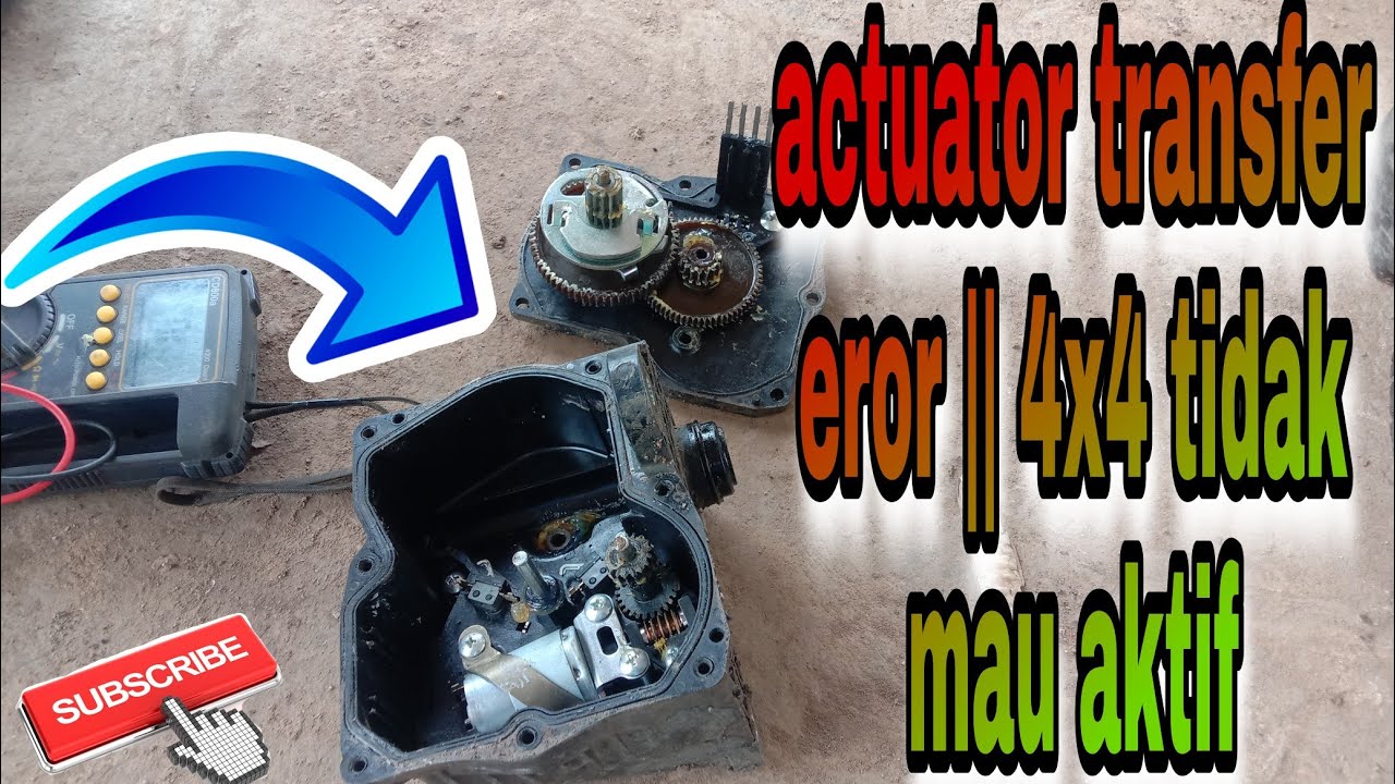penyebab 4x4 Hilux revo tidak mau aktif || cara pengecekan actuator transfer