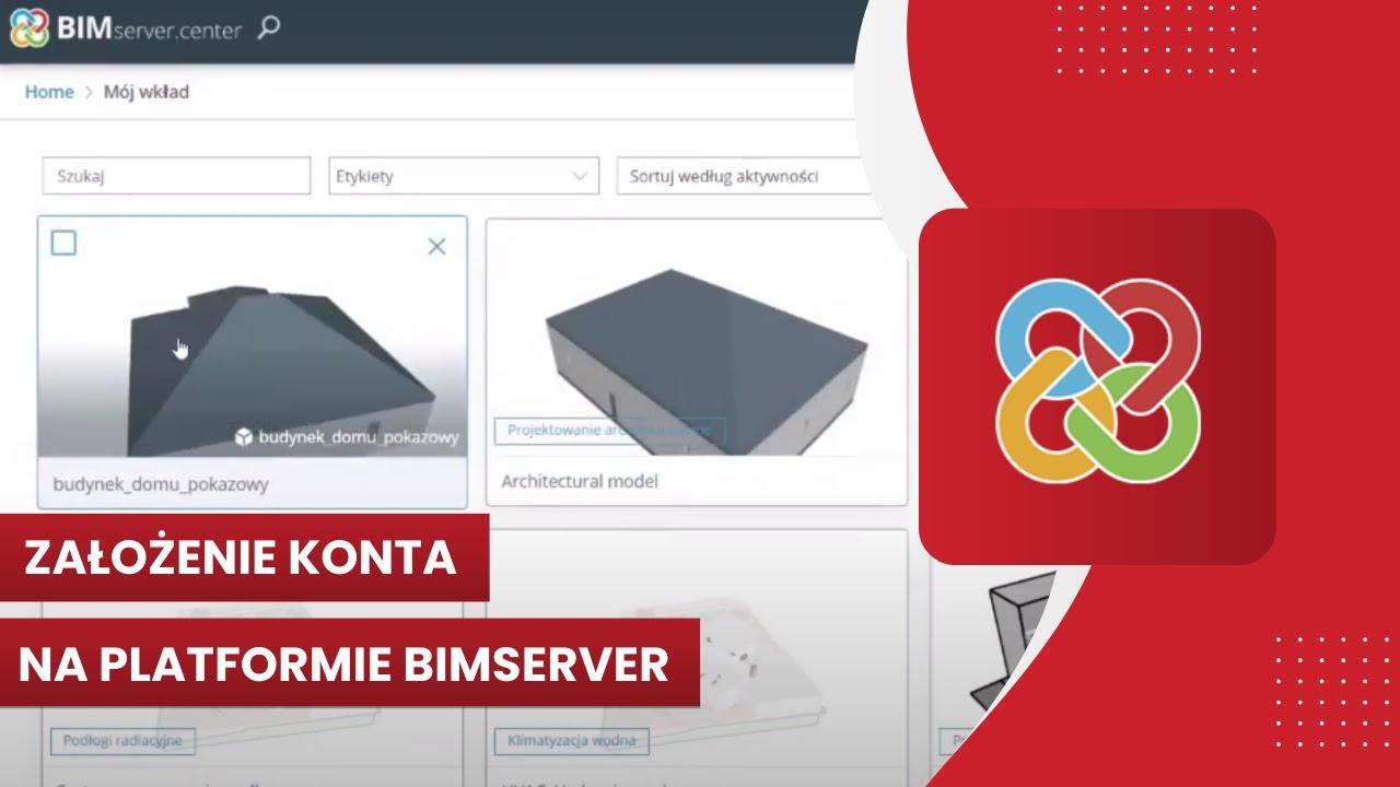 Założenie konta na platformie BIMSERVER