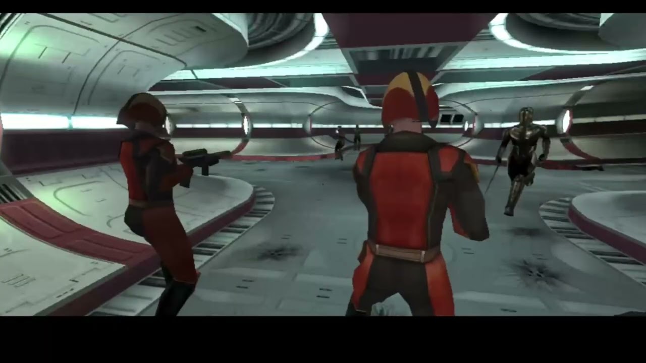 Enter the Blaster-Wielding Meatbags! 🦾😎 (RIP Jim Ward 1959-2025 💔) - Star Wars KOTOR Gameplay