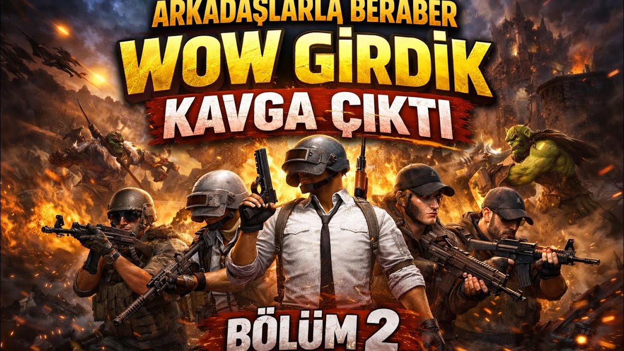 ARKADAŞLARIMLA BERABER￼ WOW OYNADIK KAVGA ÇIKTI BÖLÜM 2￼
