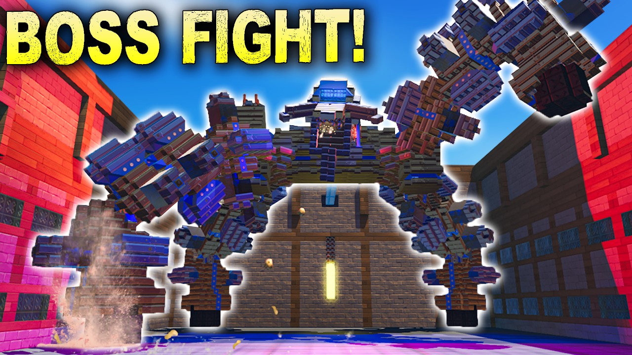 This Scrap Mechanic Boss Fight Keeps Evolving!