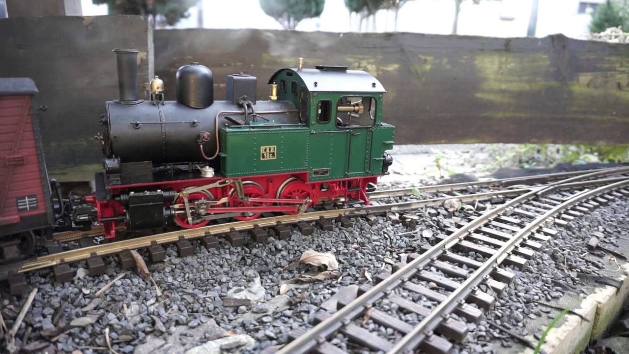 Heißer Dampf und kaltes Wetter - Echtdampf auf der Gartenbahn