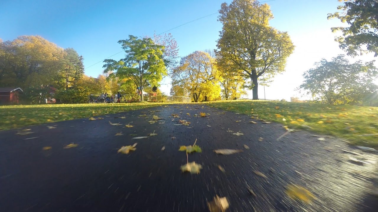 T&oslash;yen park to Kampen Church, Oslo on Ninebot. Gopro Hero 4 Black.
