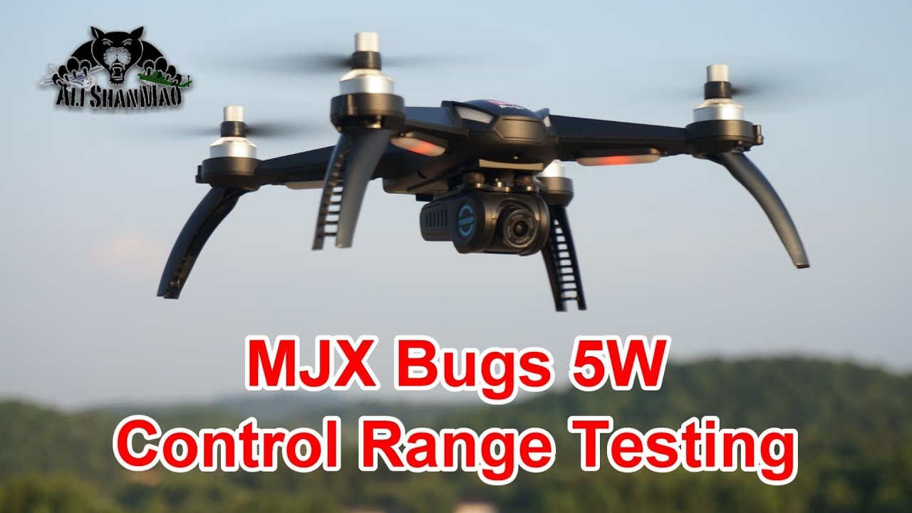 MJX Bugs 5W WIFI FPV Quadcopter Range Testing