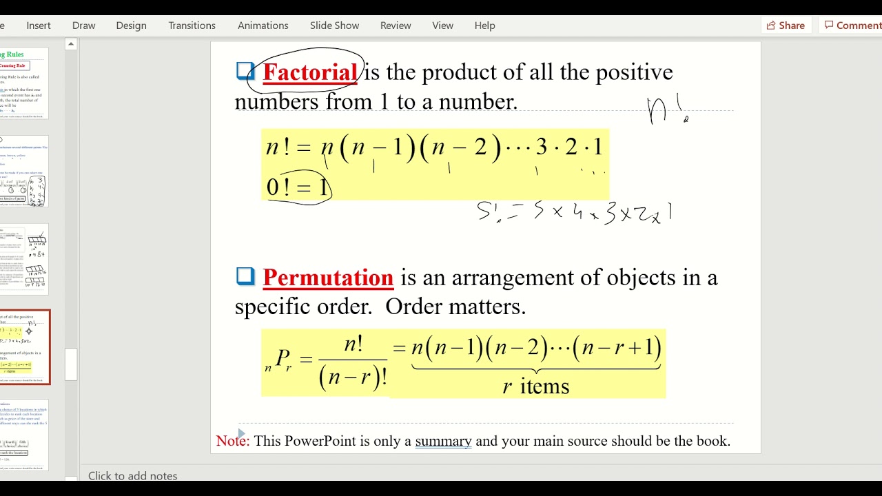 4-4 Counting Rules