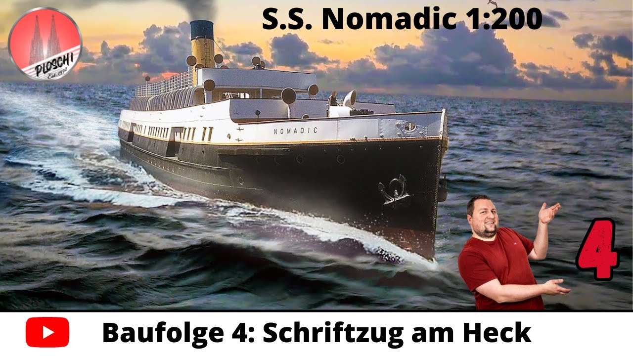 Baufolge 4: Schriftzug am Heck