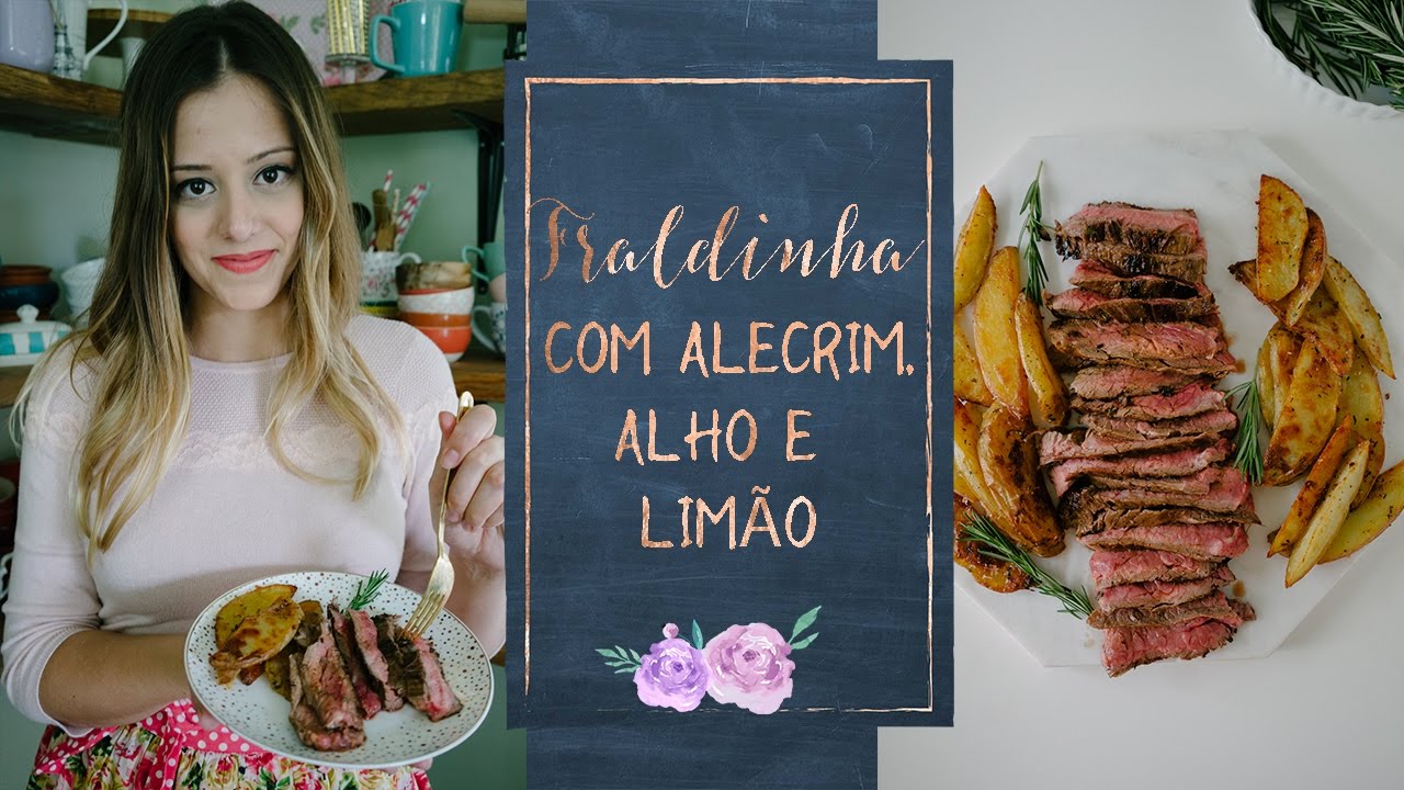 FRALDINHA MARINADA NO ALHO, LIMÃO E ALECRIM
