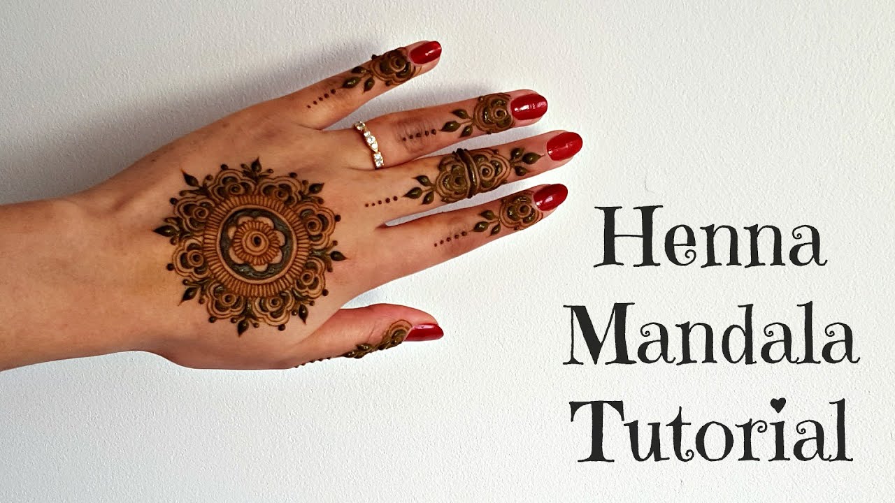 Easy Henna tutorial | Henna art by Aroosa