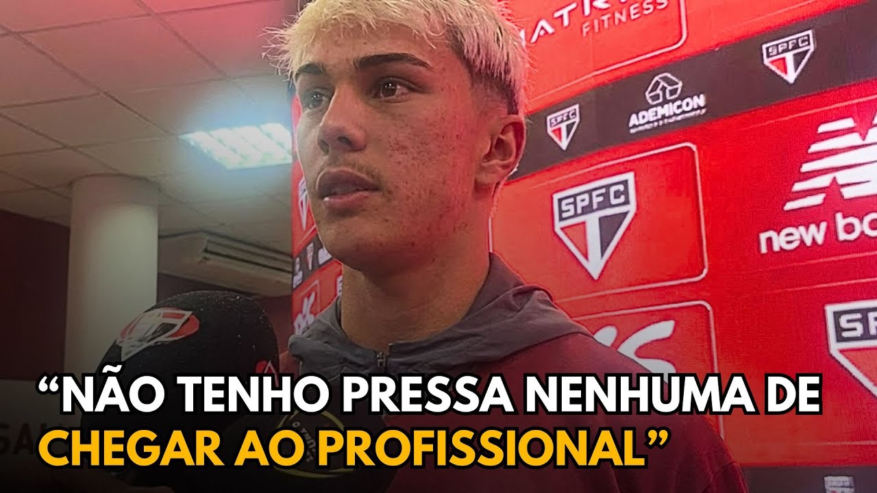 IGOR FELISBERTO FALA SOBRE GOL DE FALTA, FUTURO NO TIME PROFISSIONAL DO SÃO PAULO