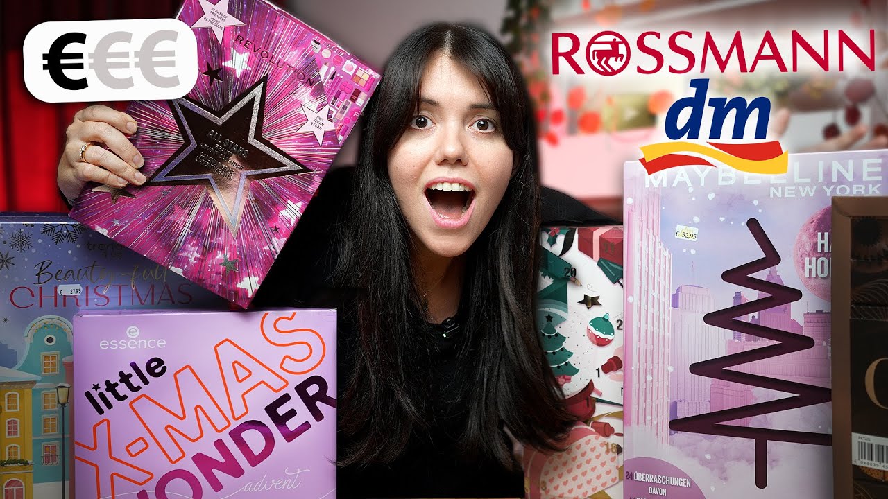 Ich teste ALLE Drogerie Make-Up Adventskalender 2025!