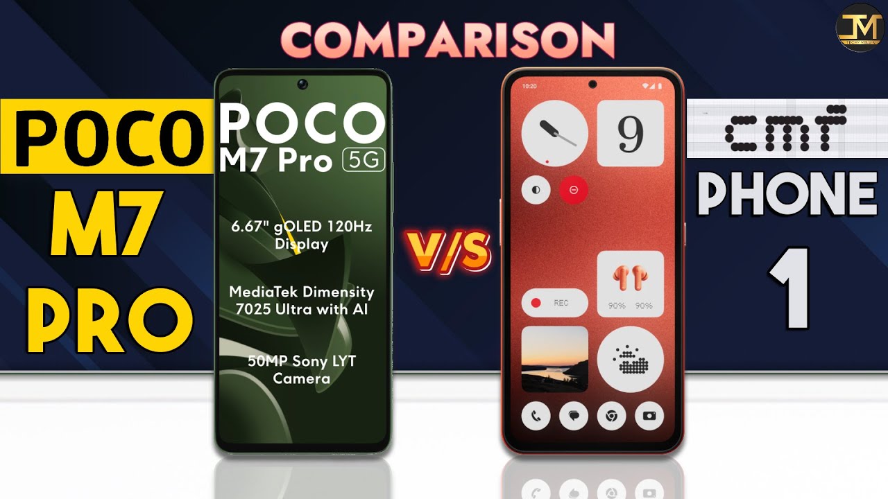 POCO M7 Pro vs CMF Phone 1 : Which Phone is Best❓🤔