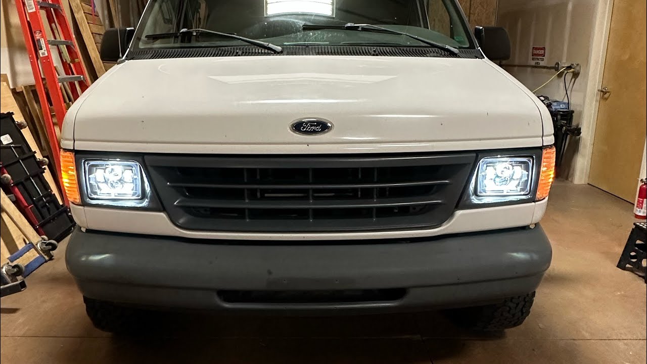 Ford Econoline 5x7 Headlight Upgrade