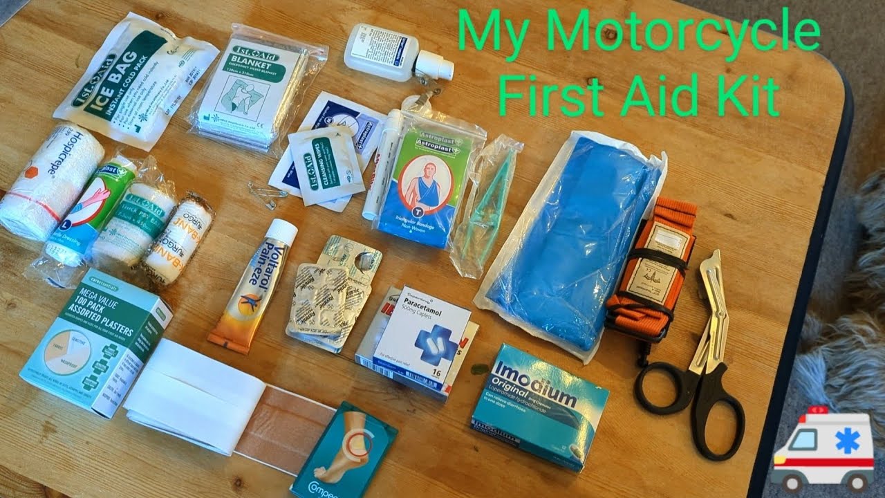 What does a Paramedic pack in their First Aid kit for a Bike Rally?