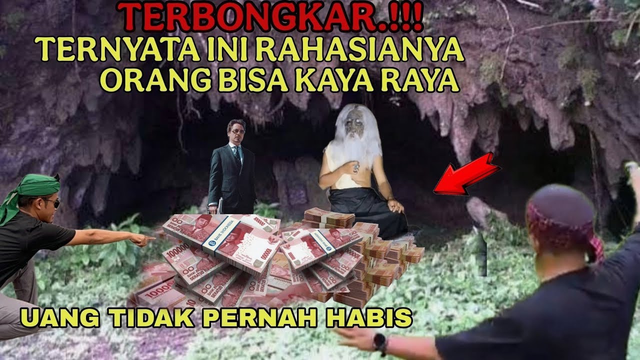 Viral.!! seorang pelaku pesugihan digrebek YouTuber dari jawa tengah saat ritual dalam goa