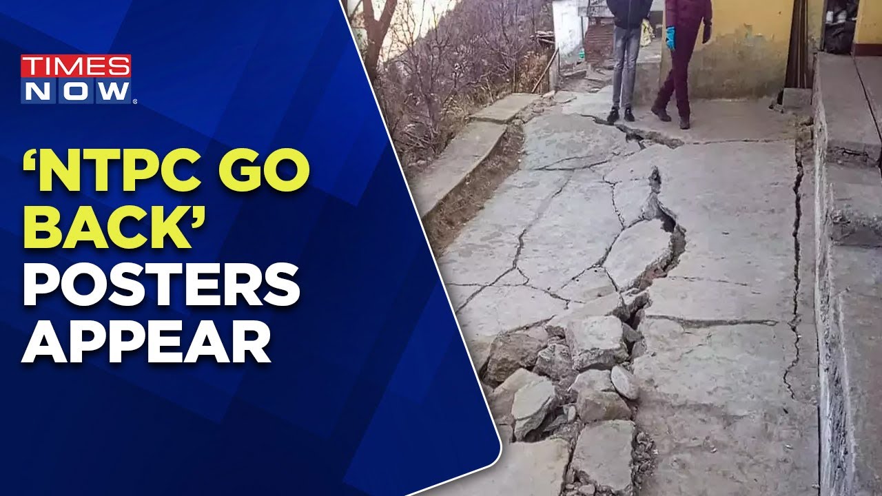 Joshimath: Residents Of The Town Pin Blame On The NTPC Power Project For The Sinking Of The Region