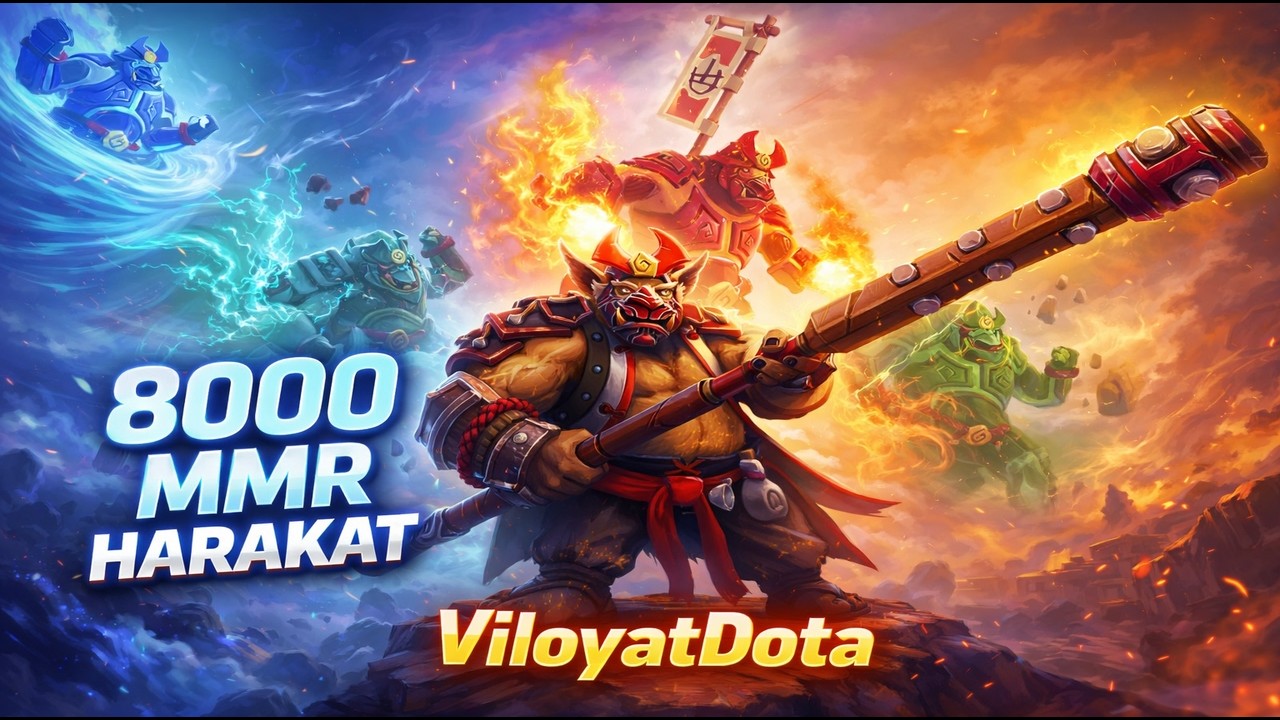 UZ MMR KO'TARAMIZ (JONLI EFIR) #dota2 #dota2live